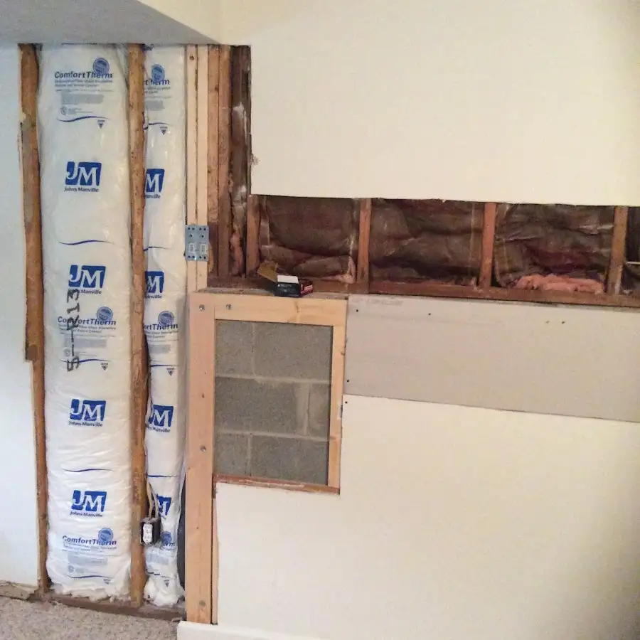 Wall insulation replacement during Structural Drying in Willistown